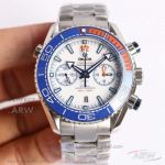 AAA Swiss Replica Omega Seamaster Planet Ocean 600M Co-Axial White Dial 45.5mm 9900 Watch